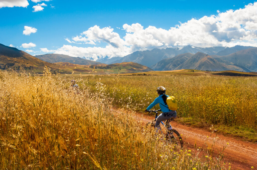 Biking in the Peruvian Andes