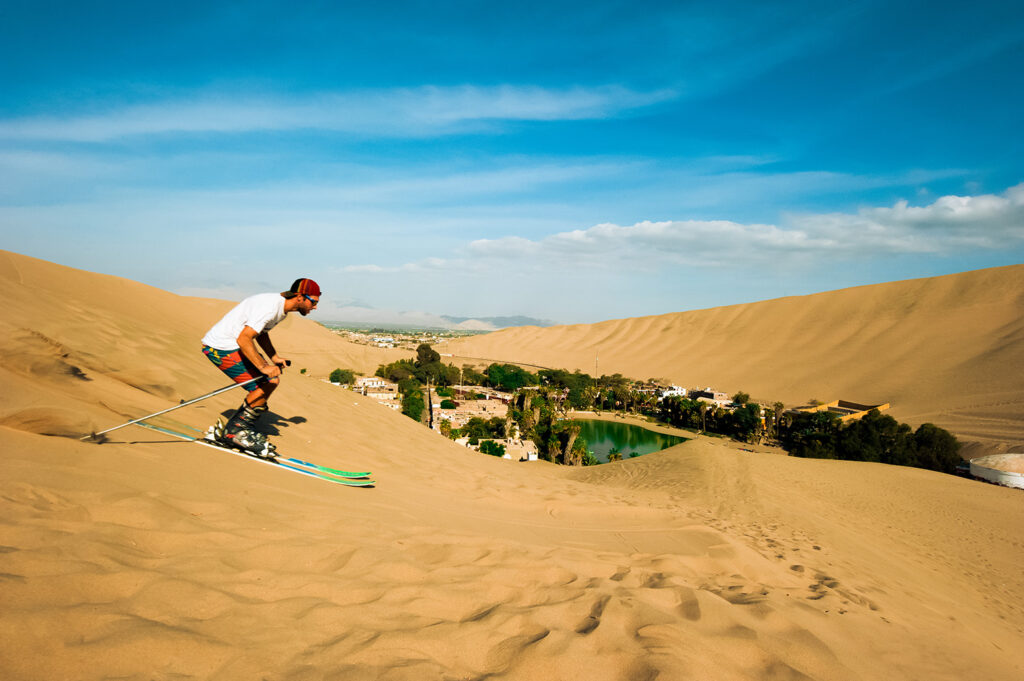 Sandboarding at Huacachina